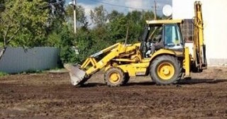 Выравнивание рельефа в Кохме в октябре